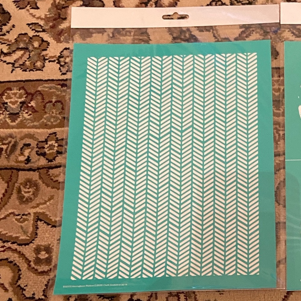 Chalk Couture Herringbone Transfer